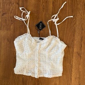 zaful bustier tank